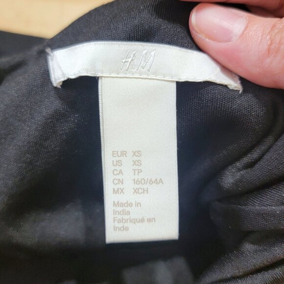 H&M Women's Metallic Embroidered Aztec Geometric Tribal Boho Mini Skirt | XSmall - Picture 9 of 10